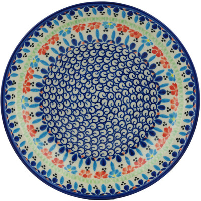 Polish Pottery Pasta Bowl 8" Spring Flowers