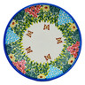 Polish Pottery Pasta Bowl 8&quot; Sweet Butterflies