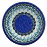 Polish Pottery Pasta Bowl 8" Wisteria