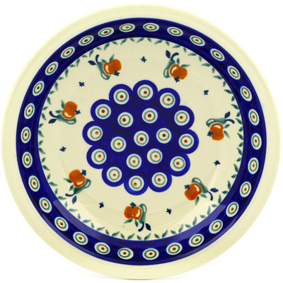 Polish Pottery Pasta Bowl 9" Apple Pears