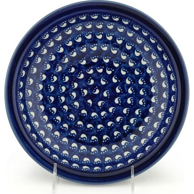 Polish Pottery Pasta Bowl 9&quot; Bear Paws