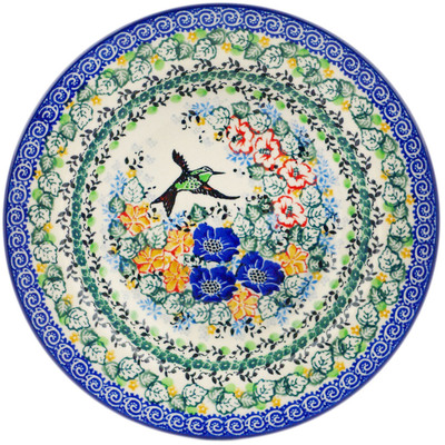 Polish Pottery Pasta Bowl 9&quot; Beautiful Canopy UNIKAT