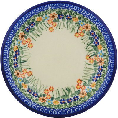 Polish Pottery Pasta Bowl 9&quot; Blissful Daisy