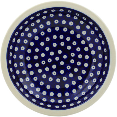 Polish Pottery Pasta Bowl 9&quot; Blue Eyes