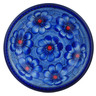 Polish Pottery Pasta Bowl 9&quot; Blue Heaven UNIKAT