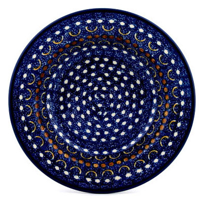 Polish Pottery Pasta Bowl 9&quot; Blue Horizons