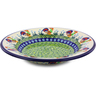 Polish Pottery Pasta Bowl 9&quot; Country Rooster UNIKAT
