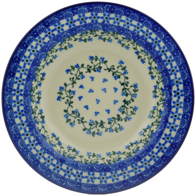 Polish Pottery Pasta Bowl 9" Dancing Vines