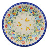Polish Pottery Pasta Bowl 9&quot; Easter Basket Galore UNIKAT