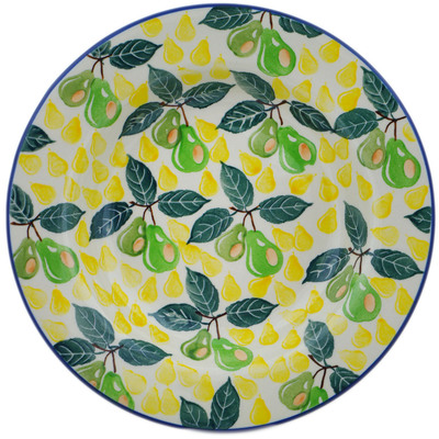 Polish Pottery Pasta Bowl 9" Fresh Pear