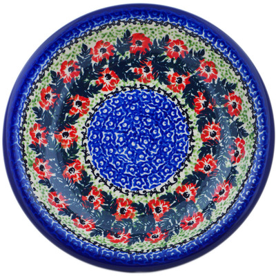 Polish Pottery Pasta Bowl 9&quot; Front Porch Blooms