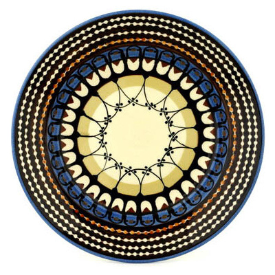 Polish Pottery Pasta Bowl 9&quot;