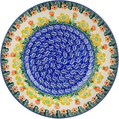 Polish Pottery Pasta Bowl 9"