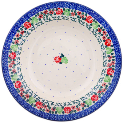 Polish Pottery Pasta Bowl 9&quot;