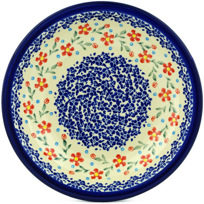 Polish Pottery Pasta Bowl 9&quot;