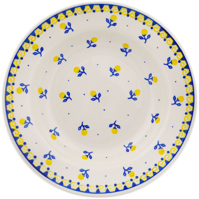 Polish Pottery Pasta Bowl 9&quot;