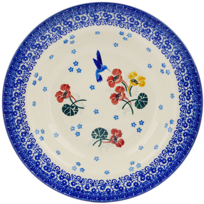 Polish Pottery Pasta Bowl 9"