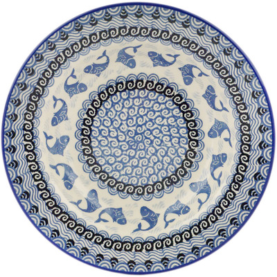 Polish Pottery Pasta Bowl 9"