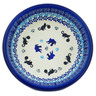 Polish Pottery Pasta Bowl 9&quot; Kitty Paw Play Time