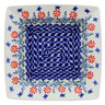 Polish Pottery Pasta Bowl 9&quot; Last Summer Flowers