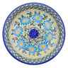 Polish Pottery Pasta Bowl 9&quot; Life&#039;s A Breeze UNIKAT