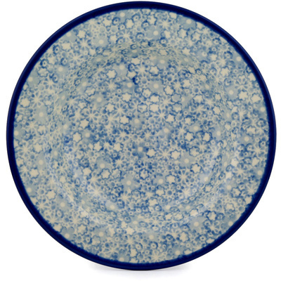 Polish Pottery Pasta Bowl 9&quot; Motley Flowers