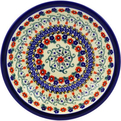 Polish Pottery Pasta Bowl 9&quot; Polonia UNIKAT