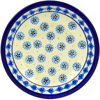 Polish Pottery Pasta Bowl 9&quot; Power Points