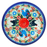 Polish Pottery Pasta Bowl 9&quot; Rooster Fiesta