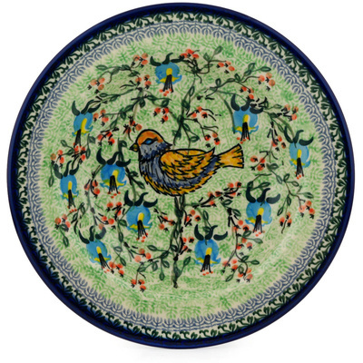 Polish Pottery Pasta Bowl 9&quot; Song Of Spring UNIKAT