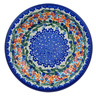 Polish Pottery Pasta Bowl 9&quot; Starburst Garland UNIKAT