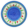 Polish Pottery Pasta Bowl 9&quot; Tooty Fruity