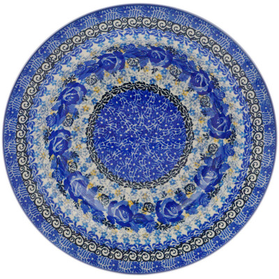 Polish Pottery Pasta Bowl 9&quot; UNIKAT