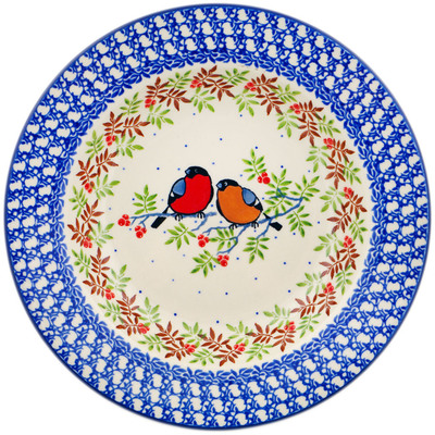 Polish Pottery Pasta Bowl 9&quot; UNIKAT