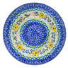 Polish Pottery Pasta Bowl 9&quot; UNIKAT