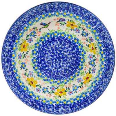 Polish Pottery Pasta Bowl 9&quot; UNIKAT