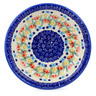 Polish Pottery Pasta Bowl 9&quot; Wreath Of Bells