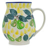 Polish Pottery Pear Mug Fresh Pear