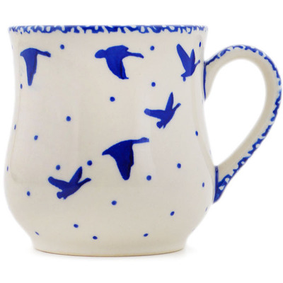 Polish Pottery Pear Mug Migrating