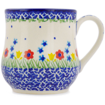 Polish Pottery Pear Mug Primary Spring
