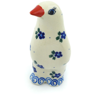 Polish Pottery Penguin Figurine 5&quot;