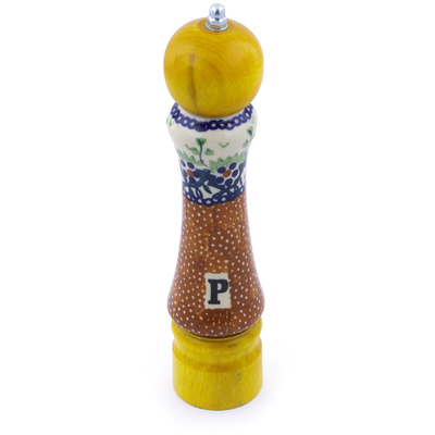 Polish Pottery Pepper Grinder 8&quot; Country Berries UNIKAT