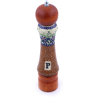 Polish Pottery Pepper Grinder 8&quot; Country Berries UNIKAT