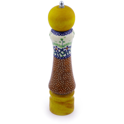 Polish Pottery Pepper Grinder 8&quot; Country Berries UNIKAT