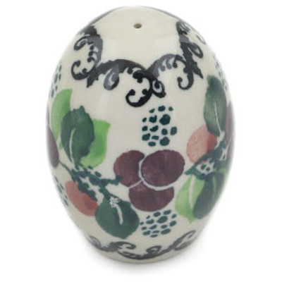 Polish Pottery Pepper Shaker 2&quot; Berry Garland