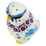 Polish Pottery Pepper Shaker 2&quot; Blooming Blues