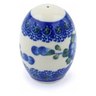 Polish Pottery Pepper Shaker 2&quot; Blue Poppies