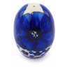 Polish Pottery Pepper Shaker 2&quot; Cobalt Poppies UNIKAT