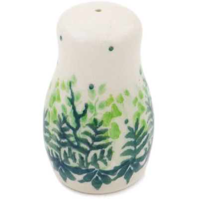 Polish Pottery Pepper Shaker 2&quot; Fresh Fern UNIKAT