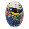 Polish Pottery Pepper Shaker 2&quot; Garden Bird UNIKAT